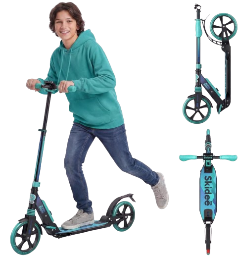 Adult & Teen Scooter Adjustable Height, Lightweight, Durable